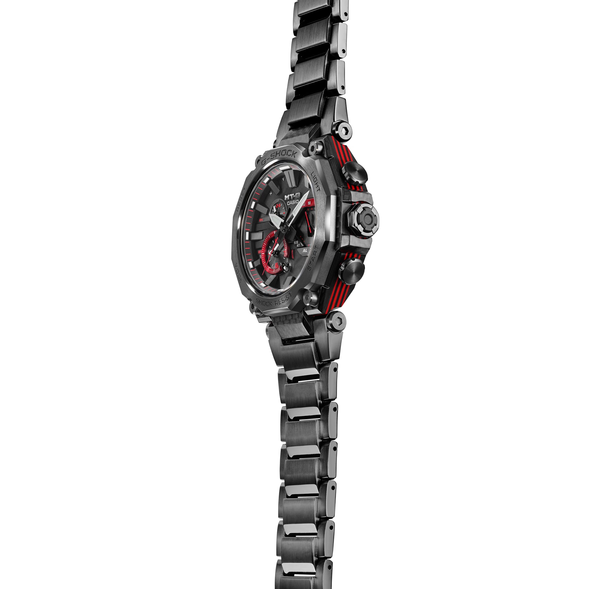 Casio Casio G-Shock Premium MTG-B2000YBD-1A, g-shock япония мужские часы на браслете сталь + полимер боковой вид